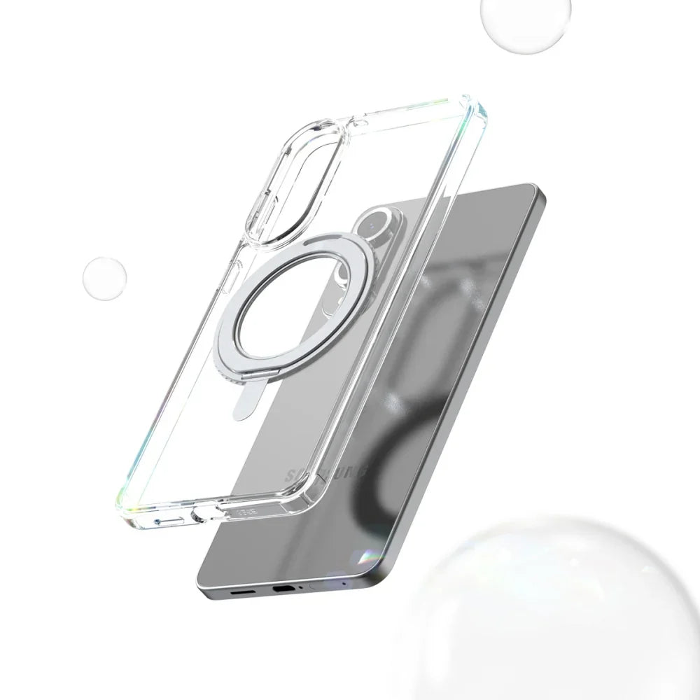 Samsung S25 Edge Araree Duple Stand Magsafe Case - Clear Samsung S25 Edge Araree Duple Stand Magsafe Case - Clear